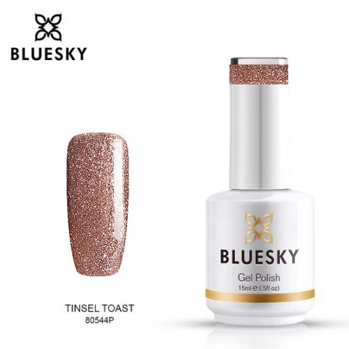 BLUESKY Esmalte Gel 80544 Cobre - glitter