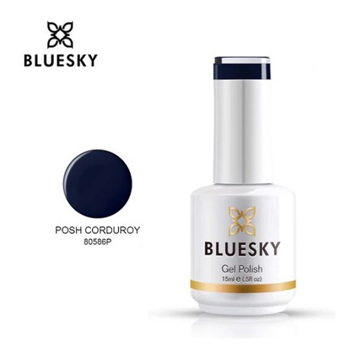 BLUESKY Esmalte Gel 80586 - Azul marino grisaceo