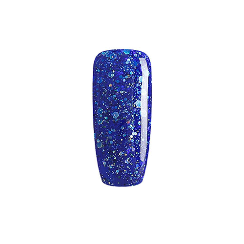 BLUESKY Esmalte Gel BLZ02 Azul Rey Glitter mix