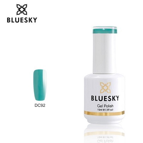 BLUESKY Esmalte Gel DC92 Celeste-verdoso