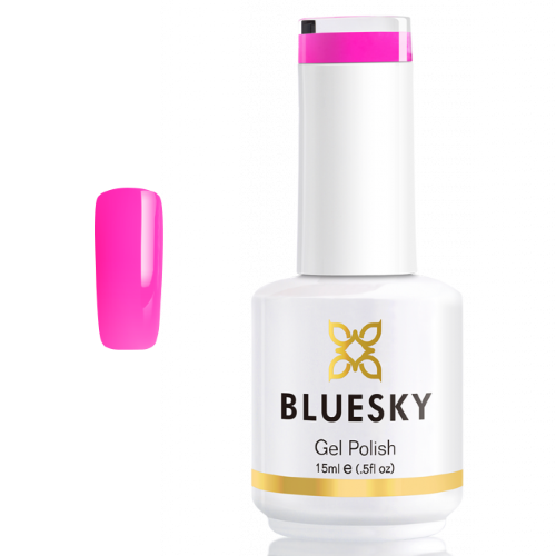 BLUESKY Esmalte Gel GLAZE 04 - Fucsia traslúcido (efecto Jelly)