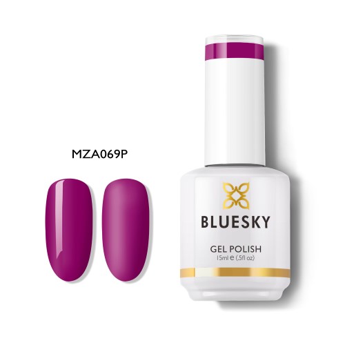 BLUESKY Esmalte Gel MZA69 - Carmin oscuro