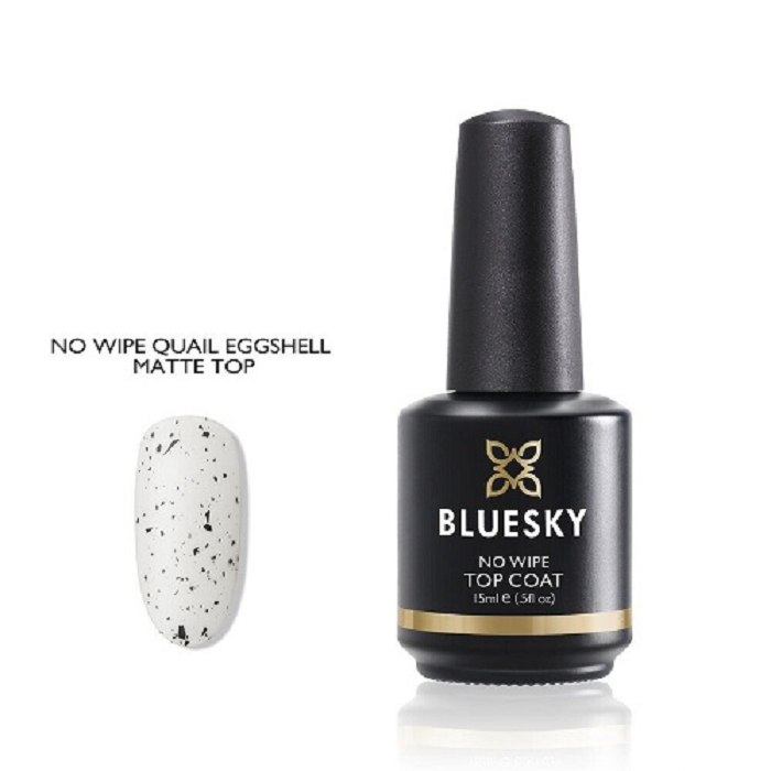 BLUESKY Esmalte gel - No Wipe Quail Eggshell (Matte Top)