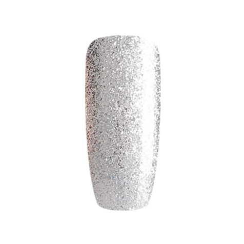 BLUESKY Esmalte Gel PLATINUM 27 GLITTER PEQUEÑO PLATEADO