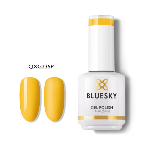 BLUESKY Esmalte Gel QXG235 - Amarillo anaranjado