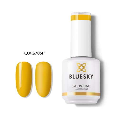 BLUESKY Esmalte Gel QXG785 - Amarillo mostaza