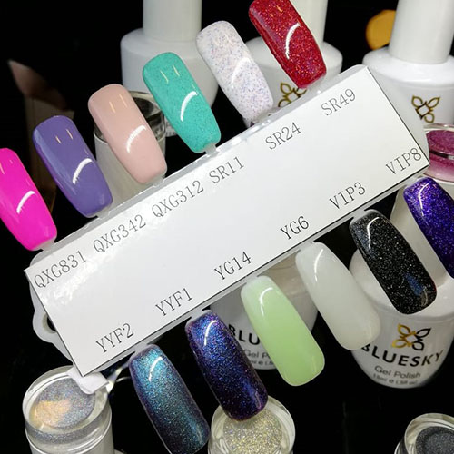 BLUESKY Esmalte Gel QXG831 - Fucsia claro neon