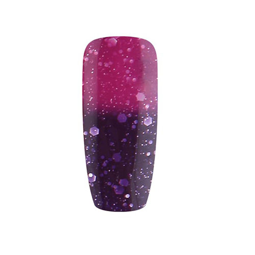 BLUESKY Esmalte Gel Termo TC026 Fucsia a Morado Glitter