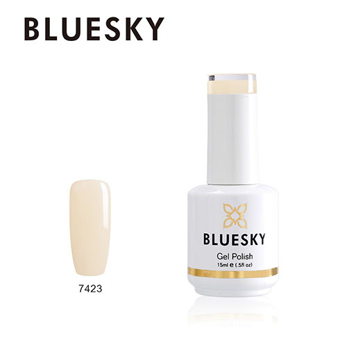 BLUESKY Esmalte Gel 7423 Rosado Traslucido (Base Francesa)