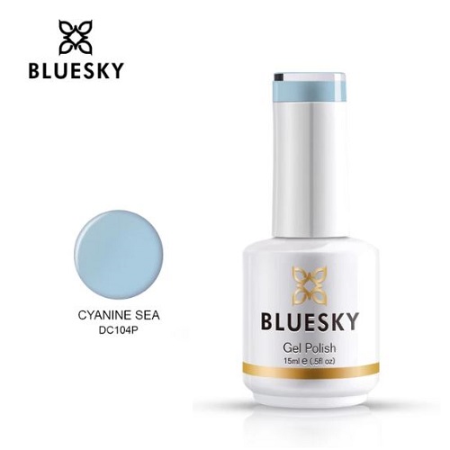 BLUESKY Esmalte Gel DC104 - Celeste Grisáceo