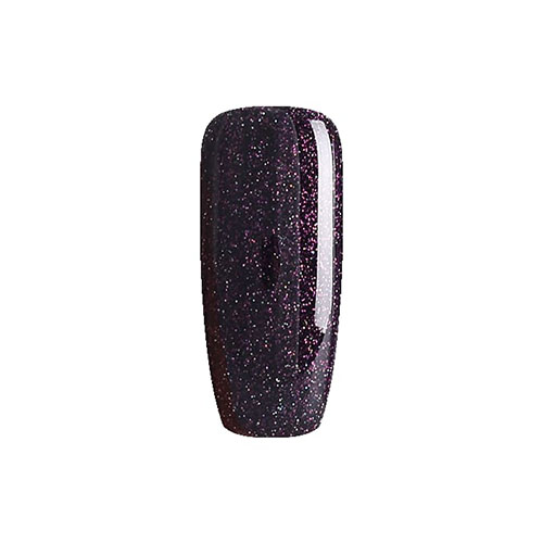 BLUESKY Esmalte Gel DC22 Morado negroso con glitter