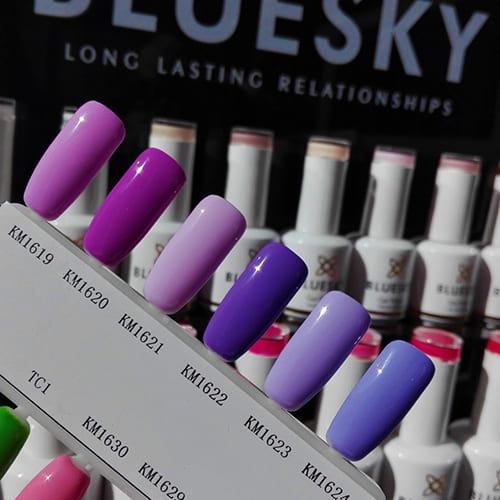 BLUESKY Esmalte Gel KM1619 Morado - Lila