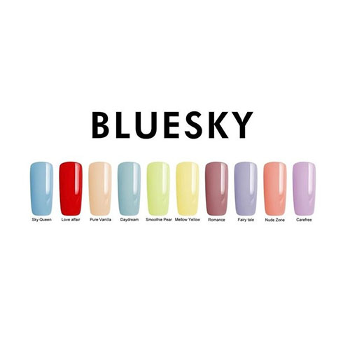 BLUESKY Esmalte Gel SMOOTHIE PEAR VERDE PASTEL SUAVE