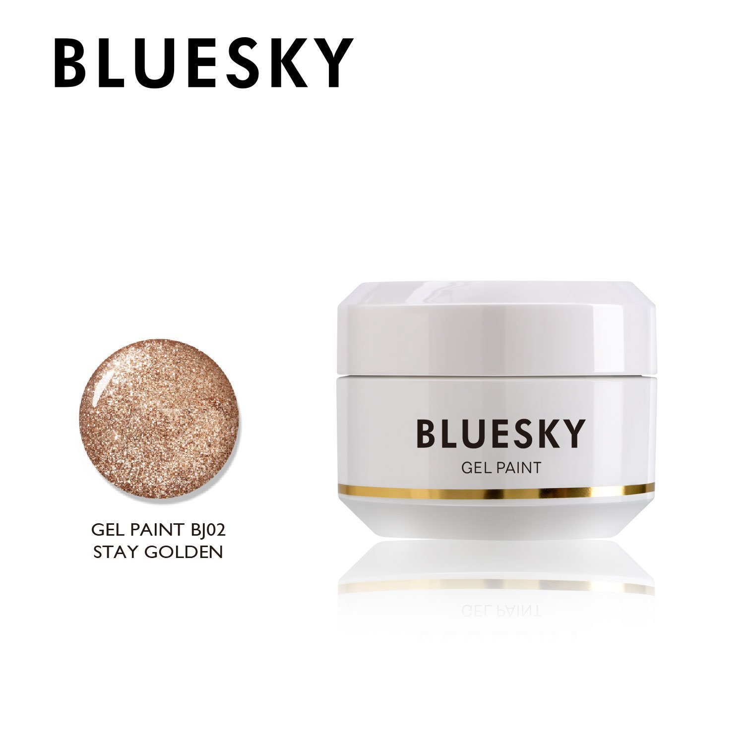 Bluesky Gel Paint Metálico Stay Golden