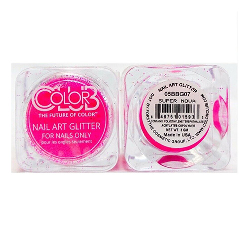 COLOR CLUB Glitter Pot - Super Nova (Rosado neon)