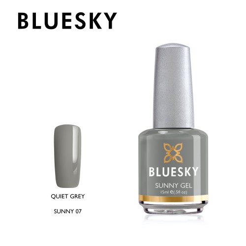 Esmalte tradicional Bluesky - Sunny 07 Quiet Grey - Gris Claro