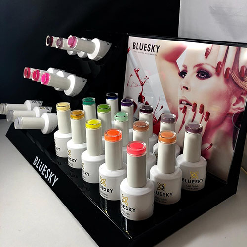 Exhibidor acrílico Bluesky capacidad 24 esmaltes (no incluye esmaltes)