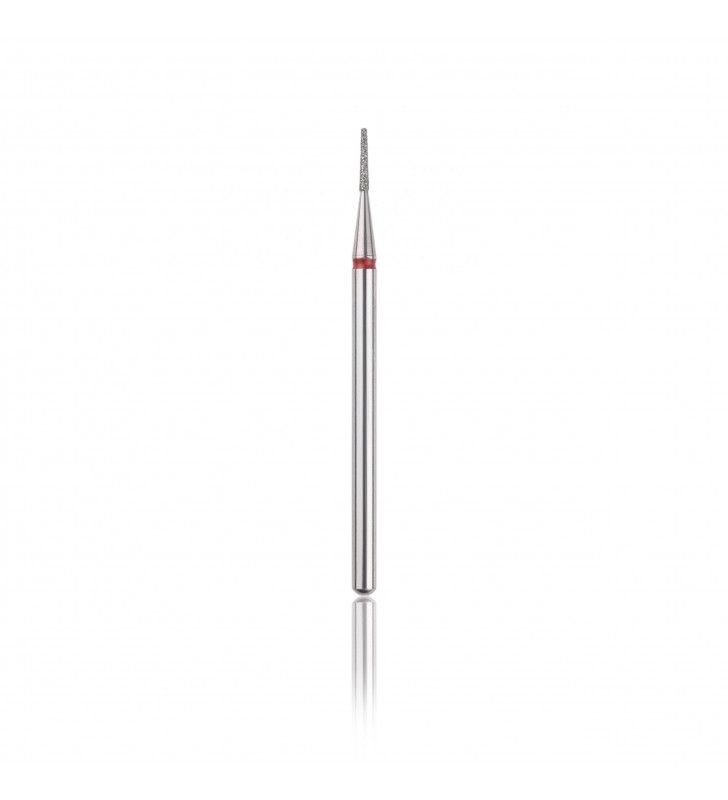 HEAD Fresa de diamante (frustum) roja, L-6,0 mm, Ø1,0 mm