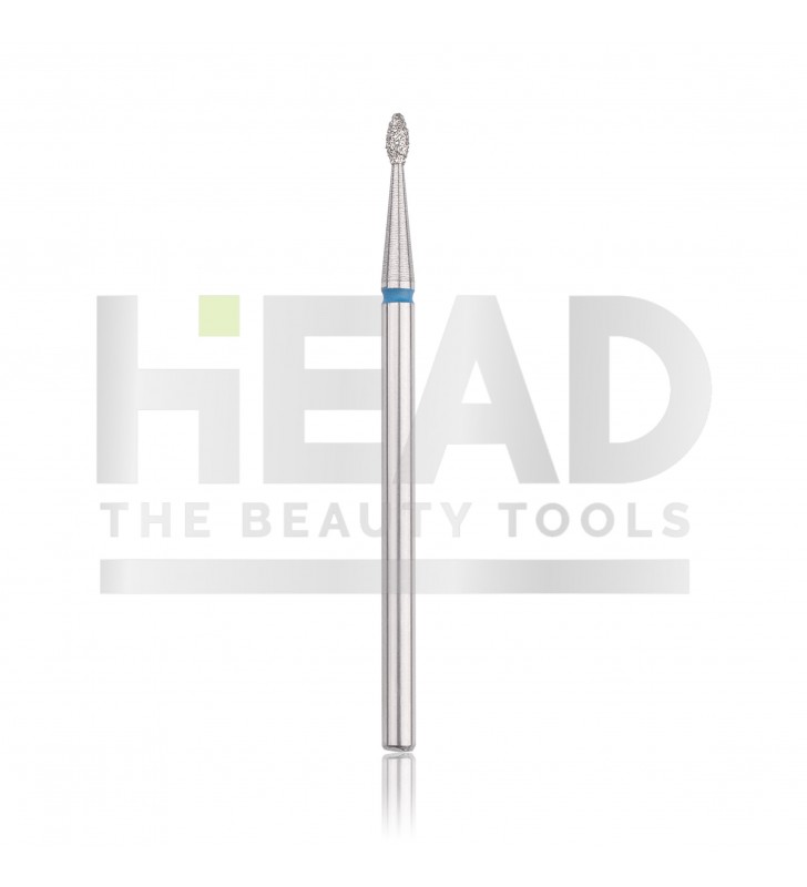 HEAD Fresa diamante azul (oliva), L- 3,4 mm, Ø1,6 mm