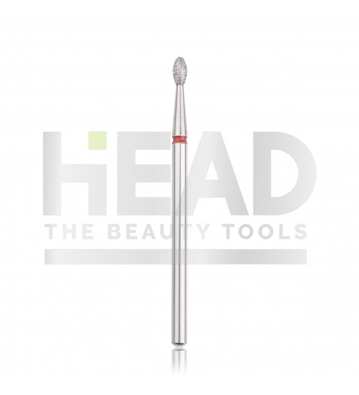 HEAD Fresa diamante rojo (oliva), L- 3,4 mm, Ø1,6 mm