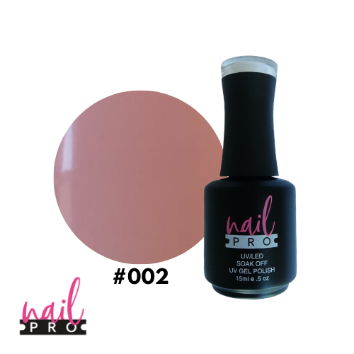 NAIL PRO Esmalte Permanente 002 Rosa Traslucido