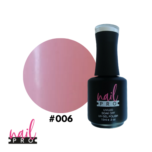 NAIL PRO Esmalte Permanente 006 Rosado Claro