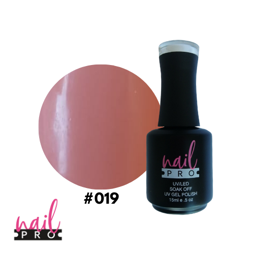NAIL PRO Esmalte Permanente 019 Nude Rosado