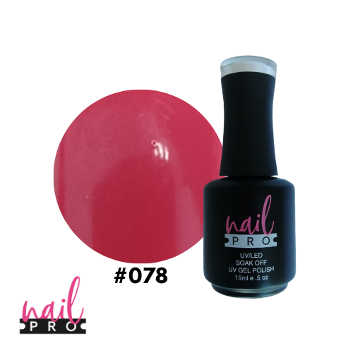 NAIL PRO Esmalte Permanente 078 Rosado Opaco