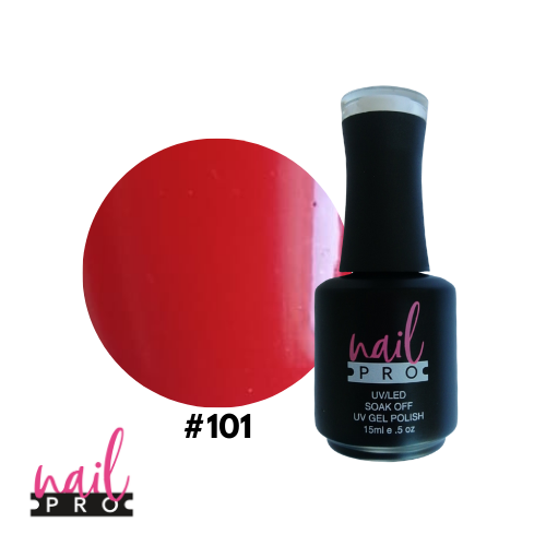 NAIL PRO Esmalte Permanente 101 Rojo italiano