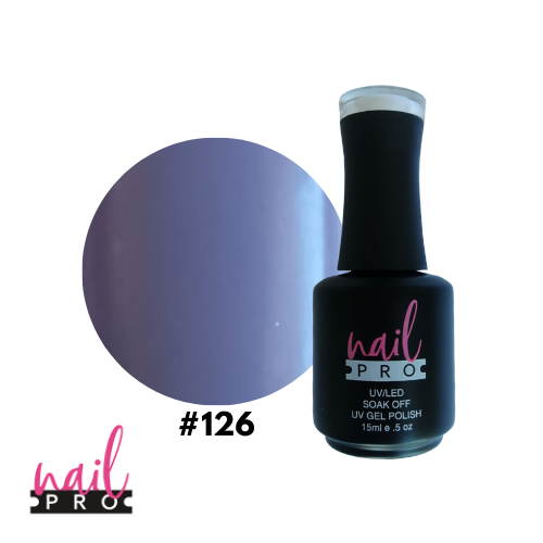 NAIL PRO Esmalte Permanente 126 Morado Pálido
