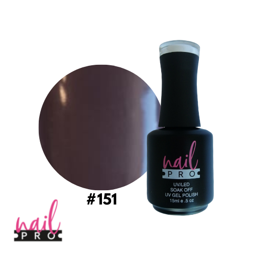 NAIL PRO Esmalte Permanente 151 Café tronco oscuro