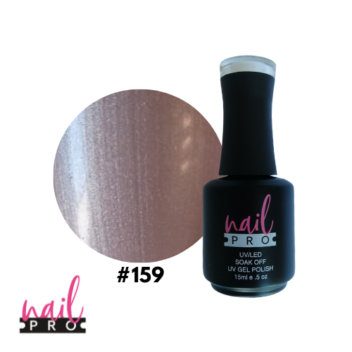 NAIL PRO Esmalte Permanente 159 Plateado Champagne