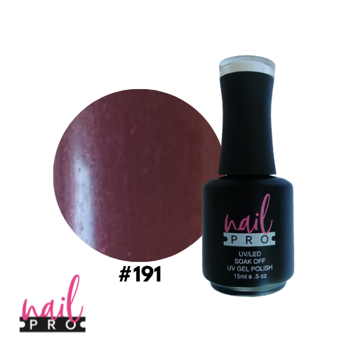 NAIL PRO Esmalte Permanente 191 Seda Granate