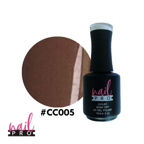 NAIL PRO Esmalte Permanente CC005 Café oscuro