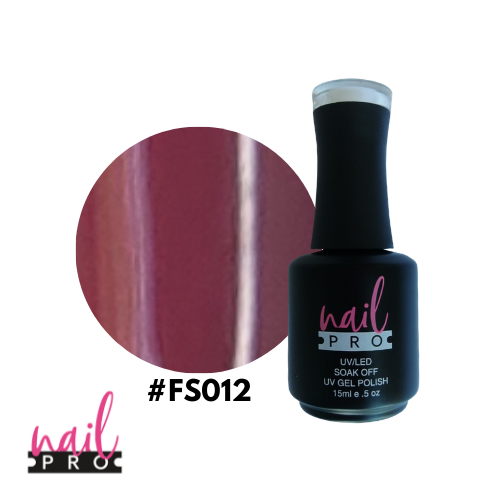 NAIL PRO Esmalte Permanente FS012 Burdeo Pálido