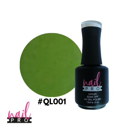 NAIL PRO Esmalte Permanente QL001 Verde Manzana