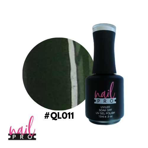 NAIL PRO Esmalte Permanente QL011 Verde Olivo