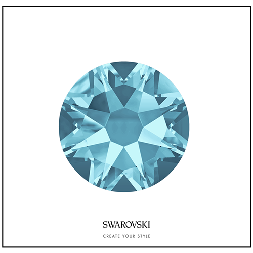 Swarovski 50 Cristales - Aquamarine SS7