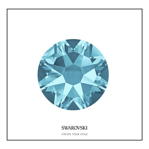 Swarovski 50 Cristales - Aquamarine SS9