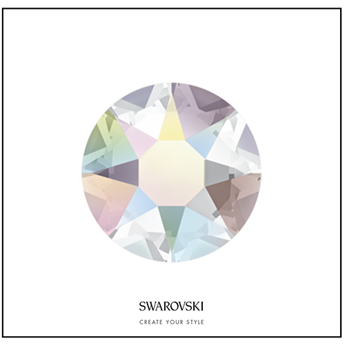 Swarovski 50 Cristales - Crystal Aurora Boreale SS7