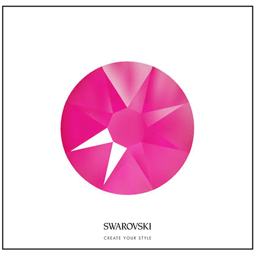 Swarovski 50 Cristales - Crystal Electric Pink SS12
