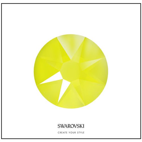 Swarovski 50 Cristales - Crystal Electric Yellow SS12