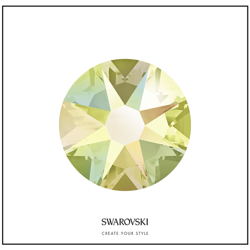 Swarovski 50 Cristales - Jonquil Aurora Boreale SS12