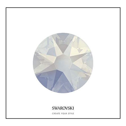 Swarovski 50 Cristales - White Opal SS12