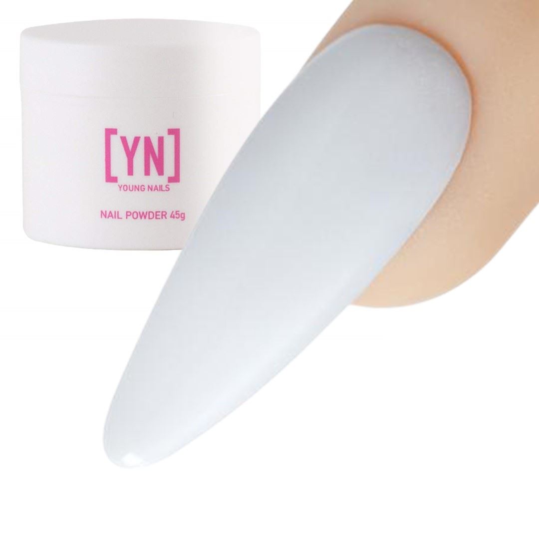 Young Nails Polvo Acrílico XXX White / blanco 45g